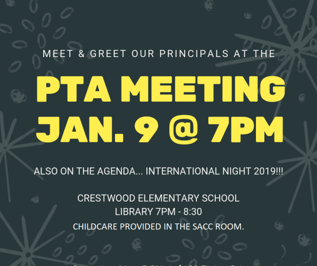 pta meeting 20190109